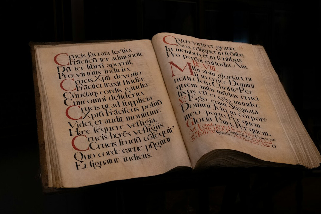 ancient manuscript pages